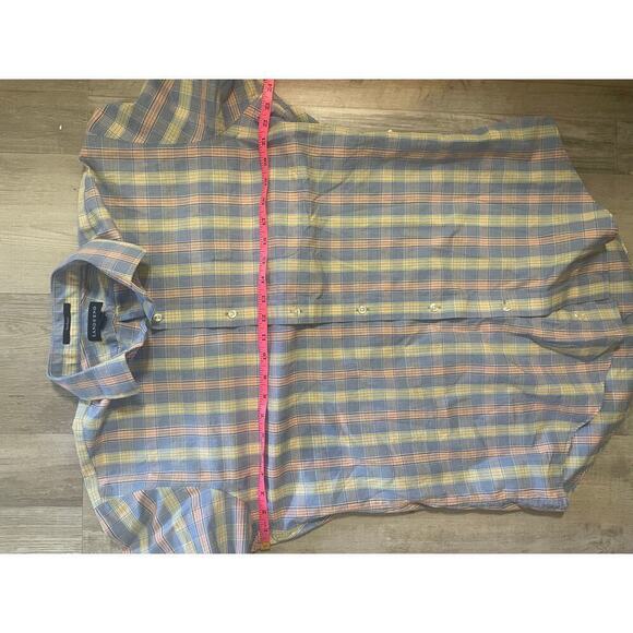 LAND'S END Men's Tailored Fit No Iron Twill Long Sleeve Shirt. 16x35 - Picture 4 of 10